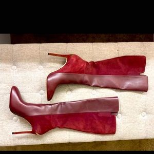 Michael Kors Red Boots